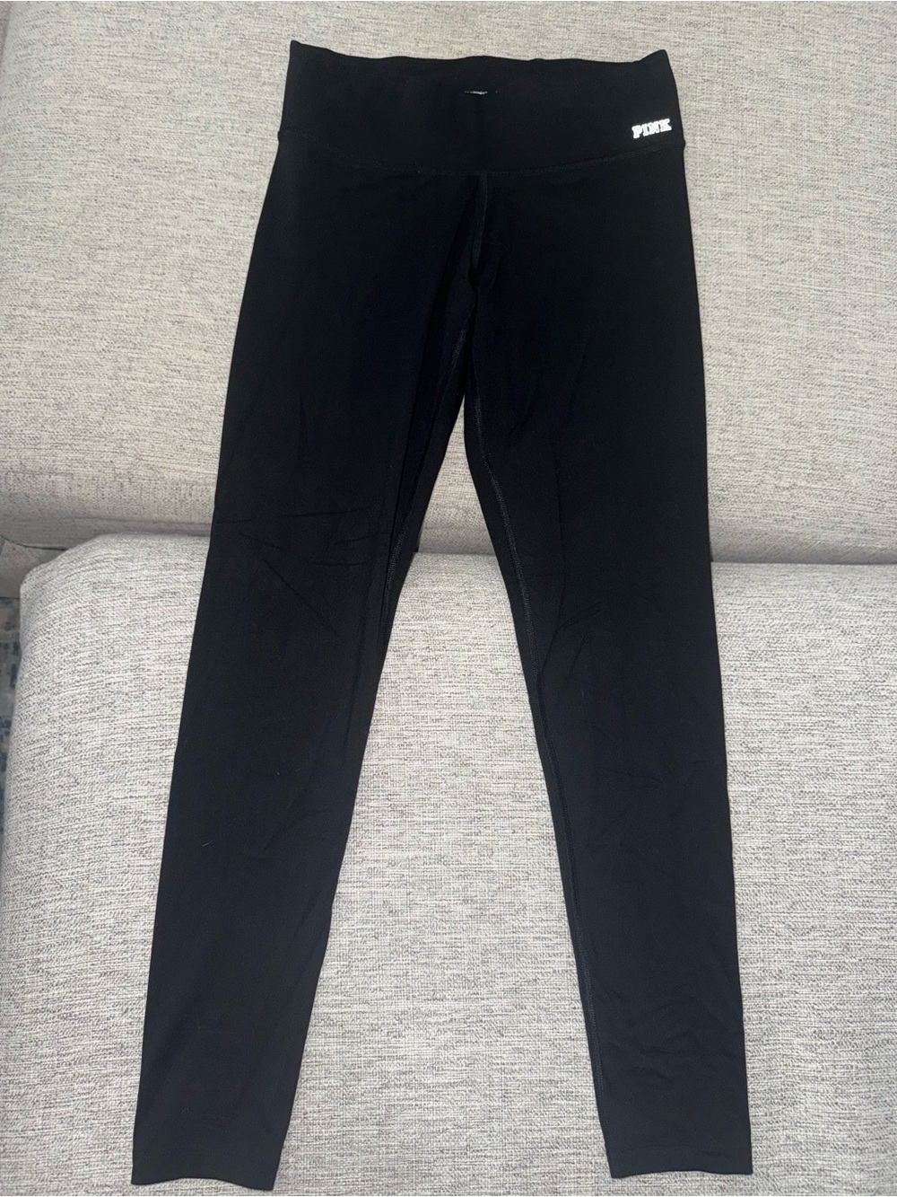 PINK Victoria's Secret Black High-Waist Leggings